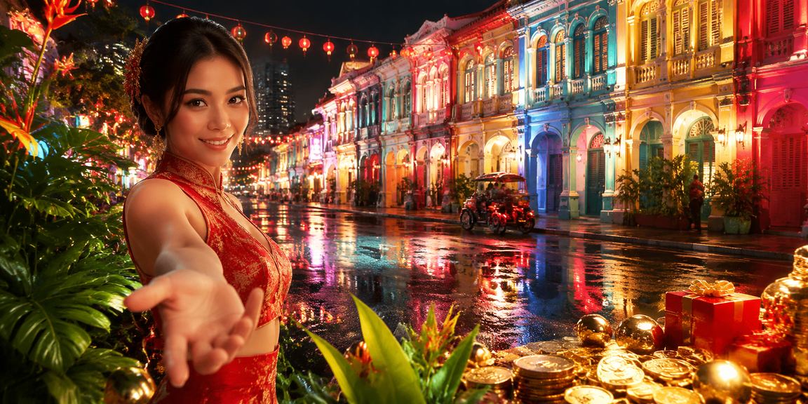 Suasana pertaruhan kasino gaya Melayu di Pulau Pinang dengan elemen keselamatan digital